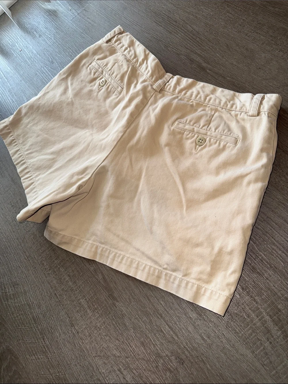 Polo by Ralph Lauren Women's Off-White Cotton Chino Shorts